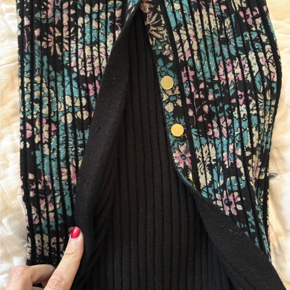 Paco Rabanne Ribbed-Knit Wool Midi Dress - Picture 8 of 8